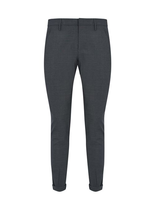 Pantalone Gaubert in tela di lana Fumo DONDUP | UP235 TS0009 XXX945